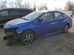 2015 Nissan Sentra S Blue vin: 3N1AB7AP6FY338670