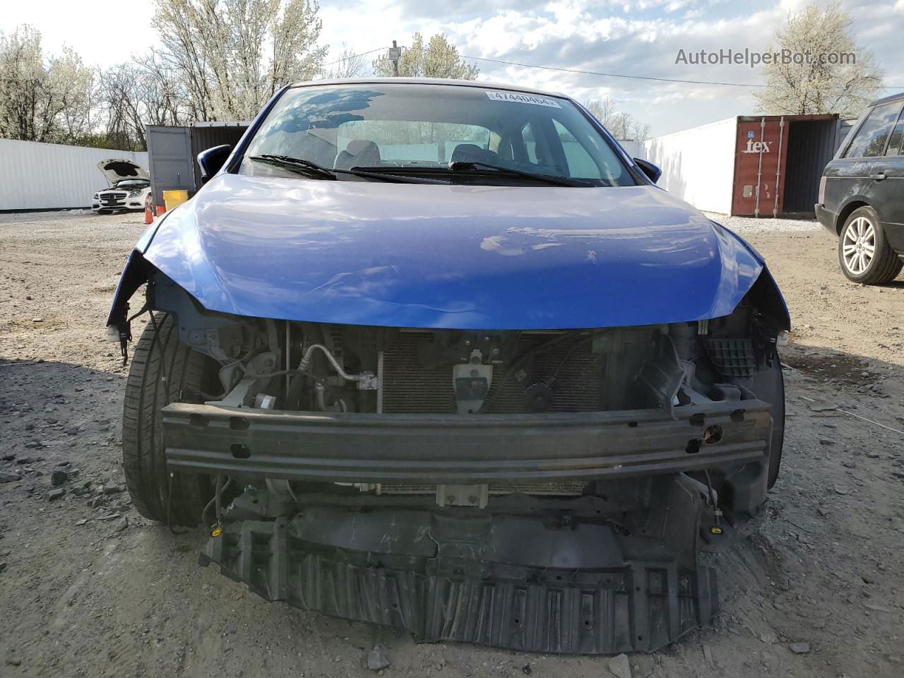 2015 Nissan Sentra S Синий vin: 3N1AB7AP6FY338670