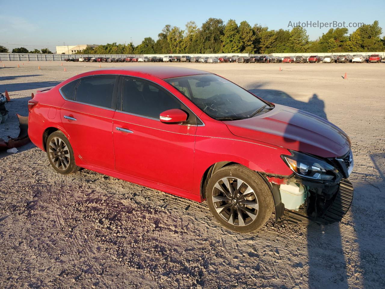 2016 Nissan Sentra S Red vin: 3N1AB7AP6GY229112