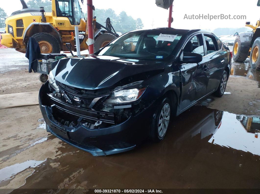 2016 Nissan Sentra Fe+ S/s/sl/sr/sv Blue vin: 3N1AB7AP6GY239459