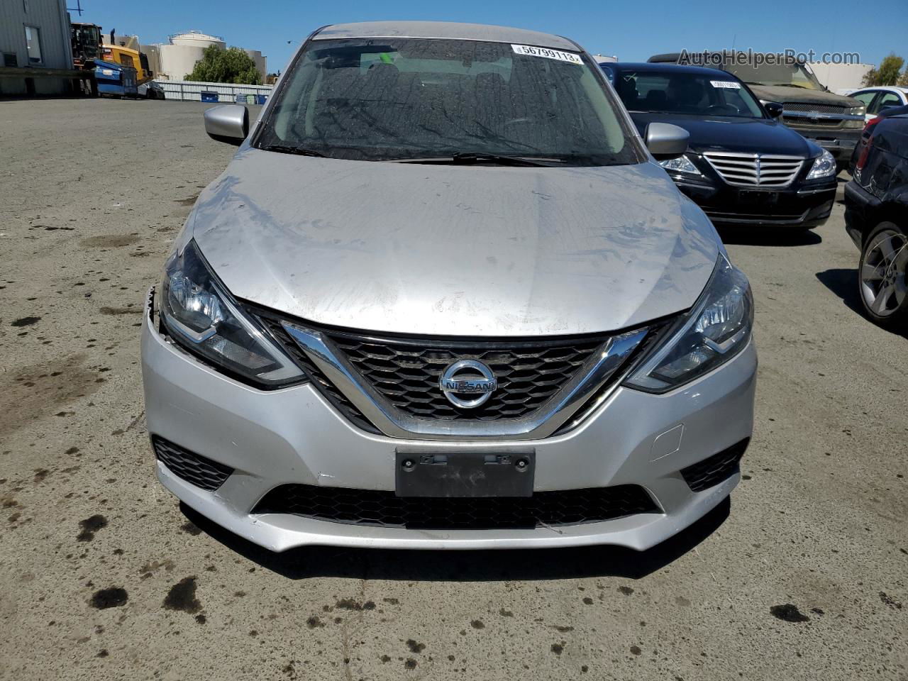 2016 Nissan Sentra S Silver vin: 3N1AB7AP6GY263860