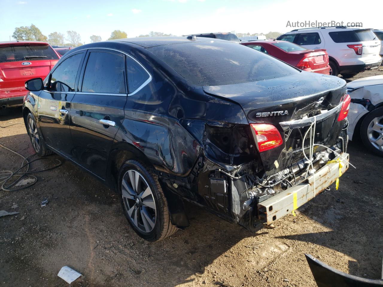 2016 Nissan Sentra S Black vin: 3N1AB7AP6GY276009