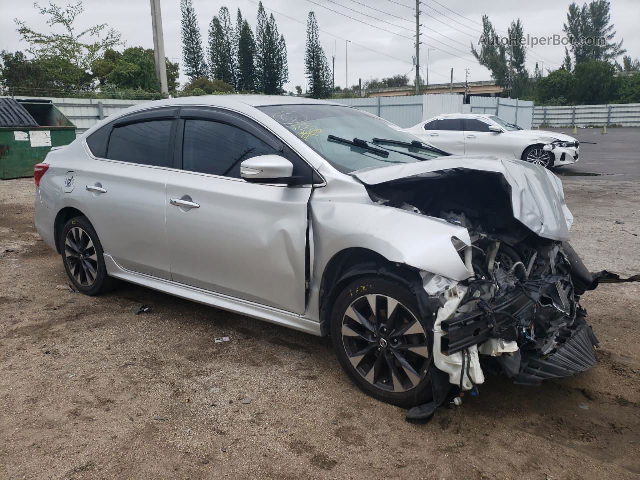 2016 Nissan Sentra S Silver vin: 3N1AB7AP6GY277676