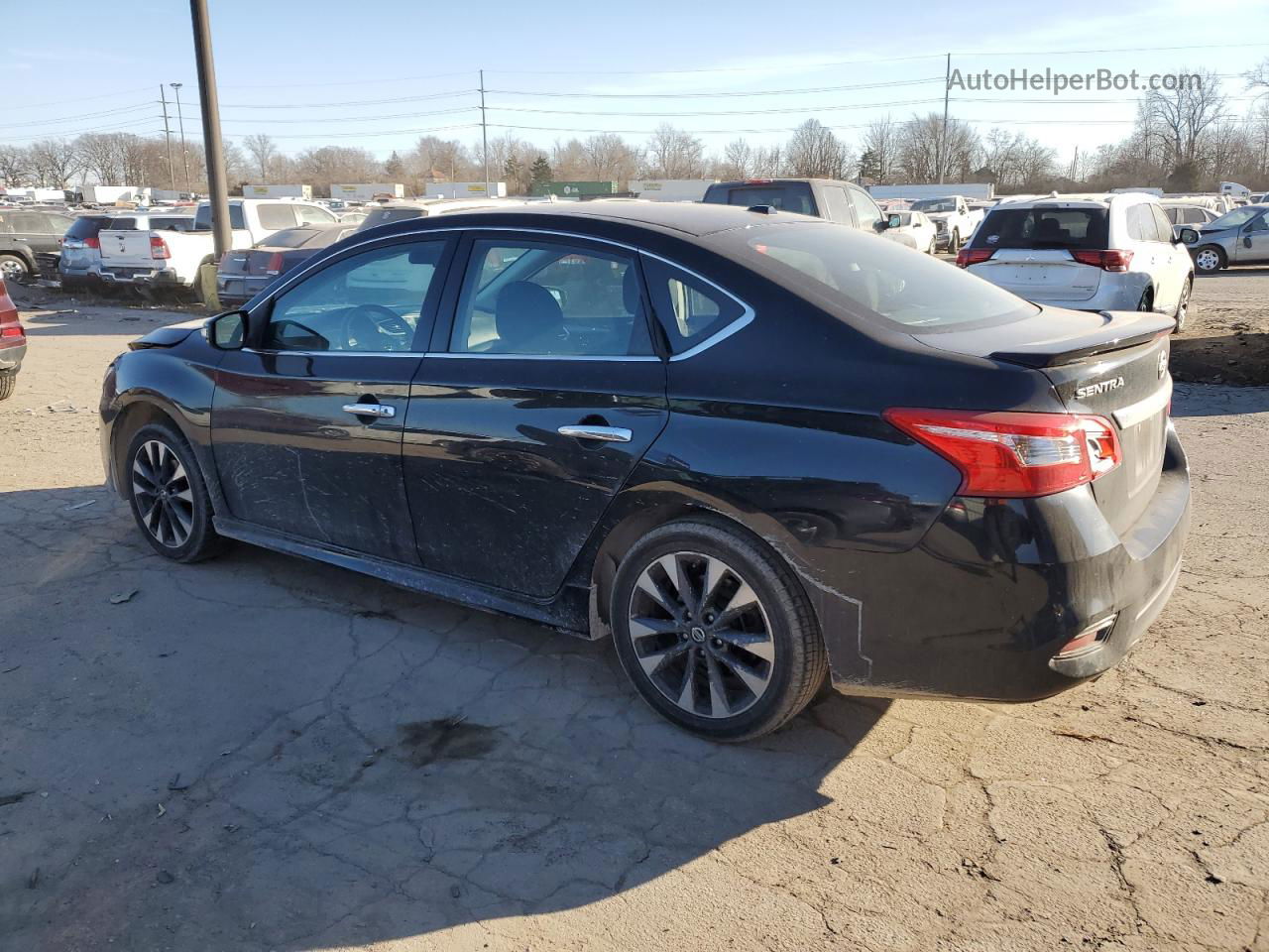 2016 Nissan Sentra S Black vin: 3N1AB7AP6GY280268