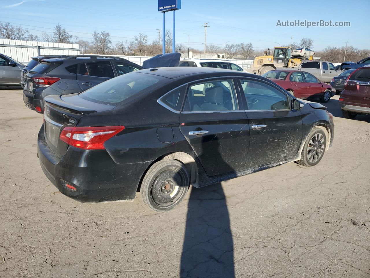 2016 Nissan Sentra S Black vin: 3N1AB7AP6GY280268