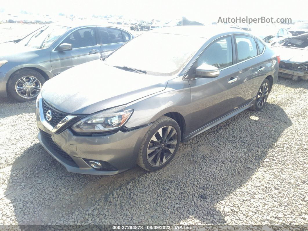 2016 Nissan Sentra Sr/sl/s/sv/fe+ S Gray vin: 3N1AB7AP6GY281503