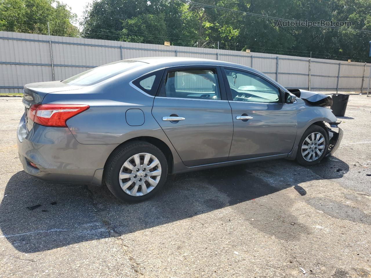 2016 Nissan Sentra S Gray vin: 3N1AB7AP6GY291836