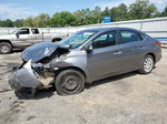 2016 Nissan Sentra S Gray vin: 3N1AB7AP6GY291836