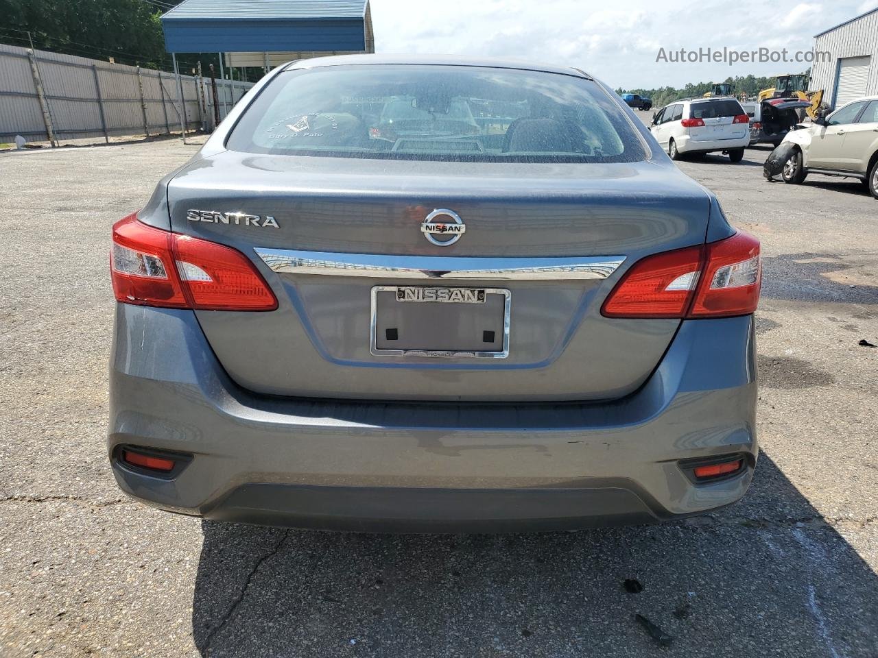 2016 Nissan Sentra S Gray vin: 3N1AB7AP6GY291836