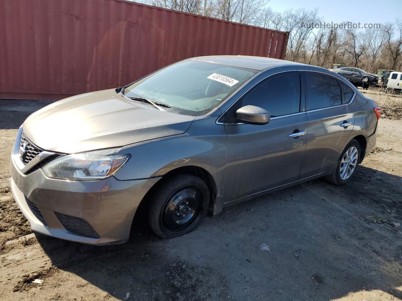 2016 Nissan Sentra S Gray vin: 3N1AB7AP6GY299659