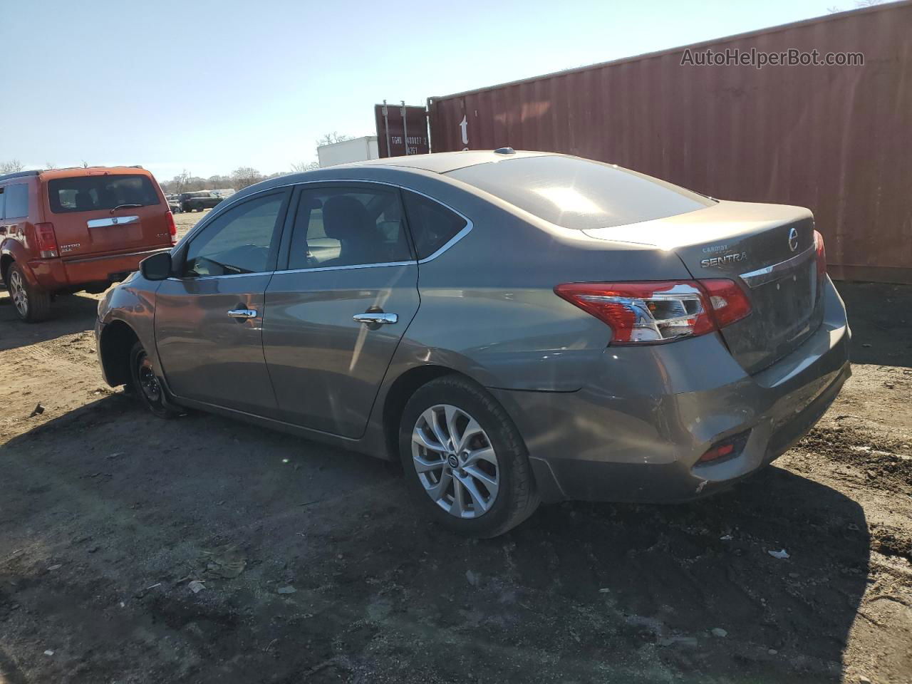 2016 Nissan Sentra S Gray vin: 3N1AB7AP6GY299659