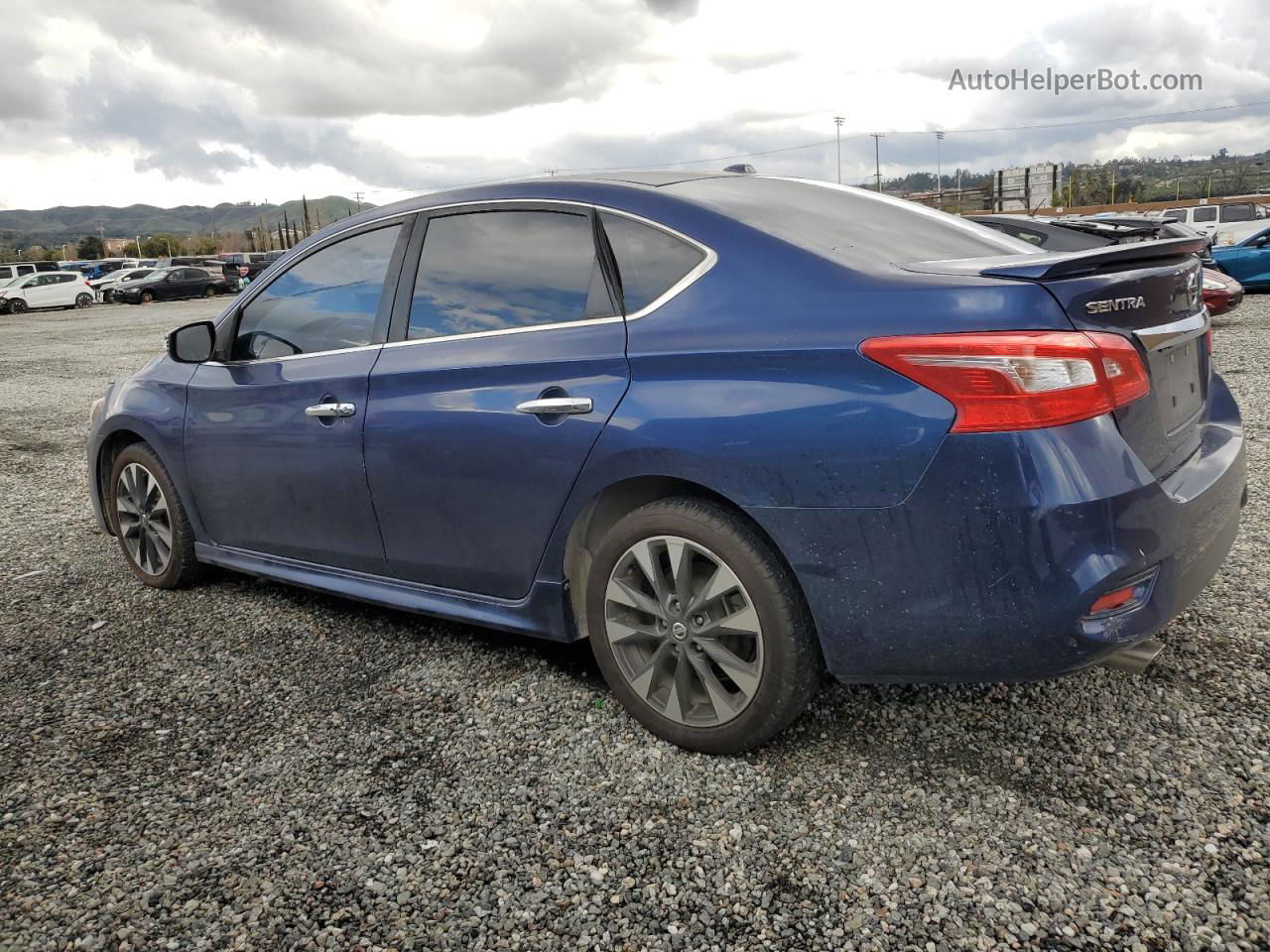 2016 Nissan Sentra S Синий vin: 3N1AB7AP6GY316010