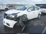 2016 Nissan Sentra Sv White vin: 3N1AB7AP6GY328710