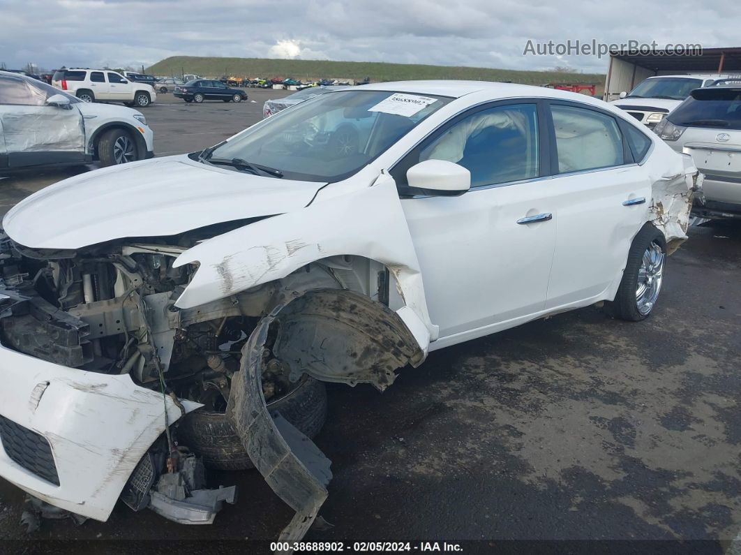 2016 Nissan Sentra Sv Белый vin: 3N1AB7AP6GY328710