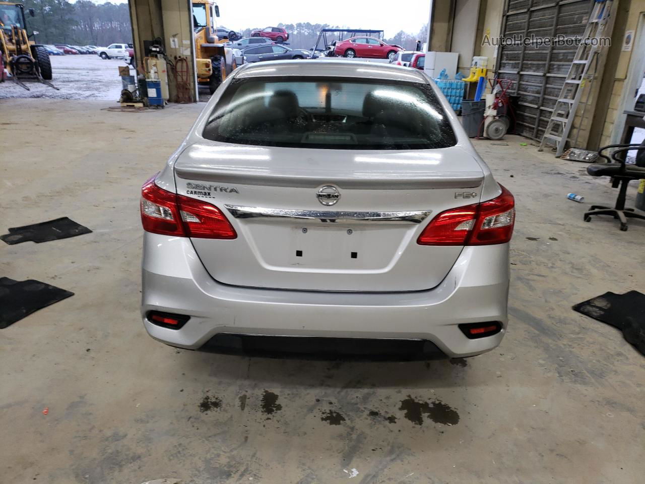 2016 Nissan Sentra S Silver vin: 3N1AB7AP6GY332143