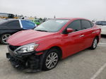 2018 Nissan Sentra S Красный vin: 3N1AB7AP6JL617042