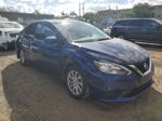 2018 Nissan Sentra S Blue vin: 3N1AB7AP6JL621186