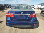 2018 Nissan Sentra S Blue vin: 3N1AB7AP6JL621186