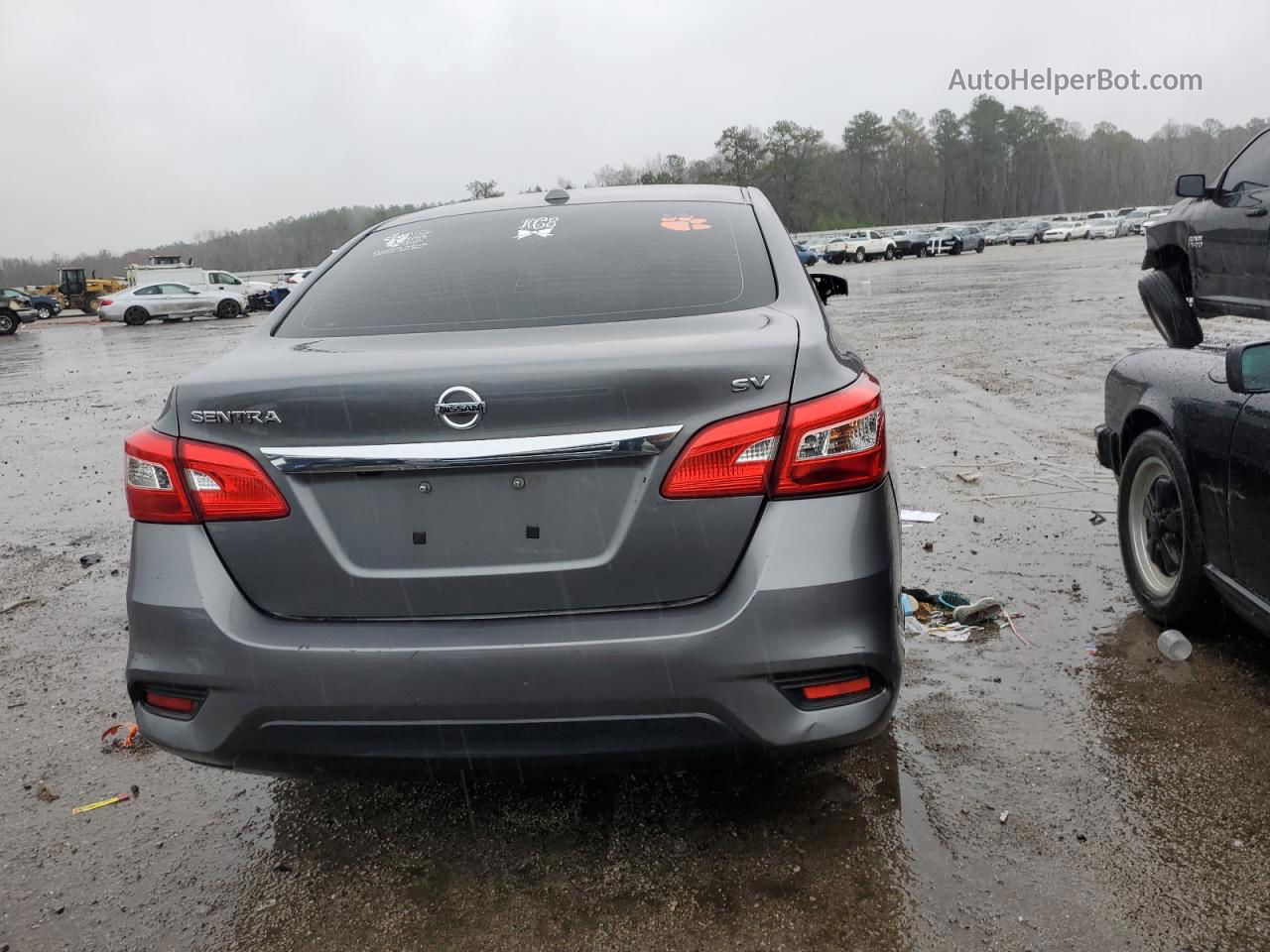 2018 Nissan Sentra S Угольный vin: 3N1AB7AP6JL627568