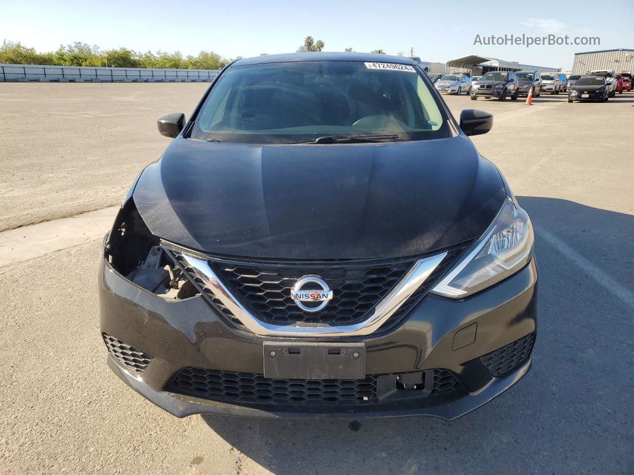 2018 Nissan Sentra S Black vin: 3N1AB7AP6JL633340