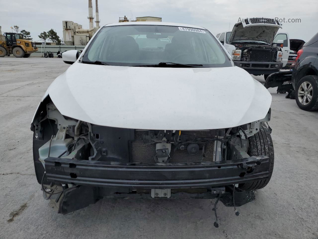 2018 Nissan Sentra S White vin: 3N1AB7AP6JL634066