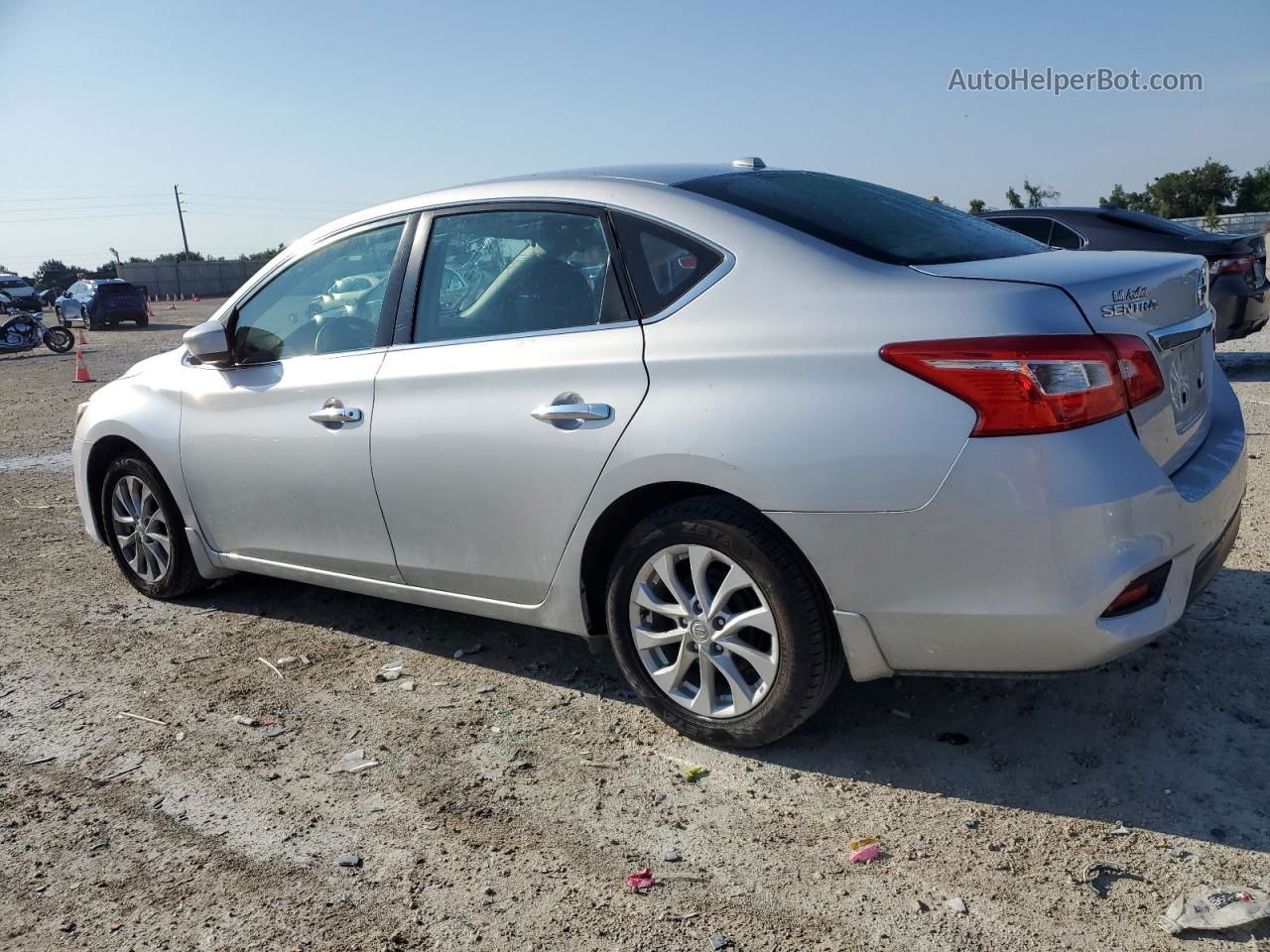 2018 Nissan Sentra S Silver vin: 3N1AB7AP6JL634598