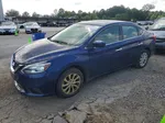 2018 Nissan Sentra S Blue vin: 3N1AB7AP6JL634858