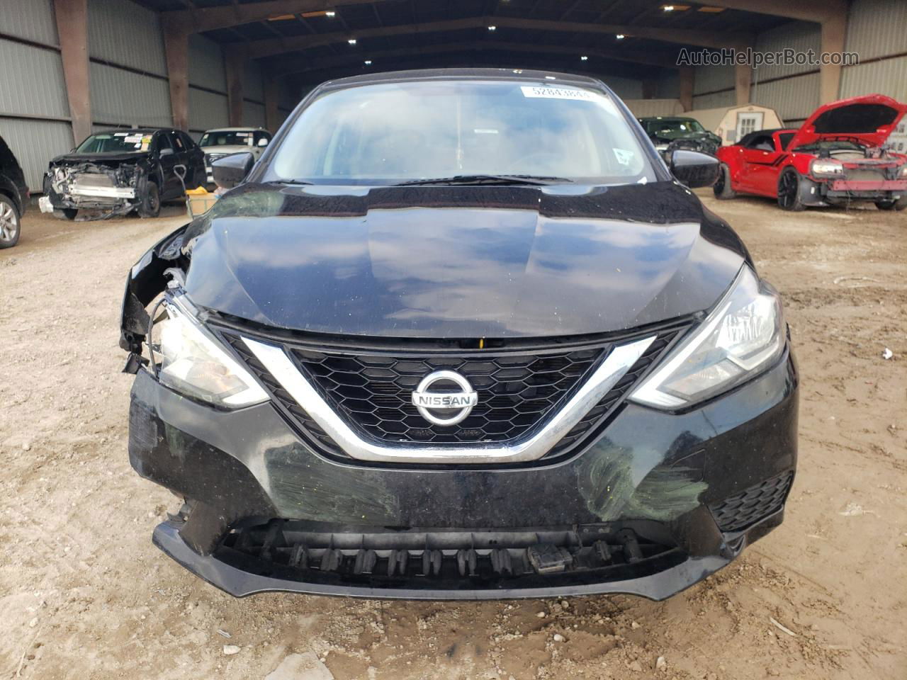 2018 Nissan Sentra S Black vin: 3N1AB7AP6JL650347