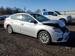 2018 Nissan Sentra S Silver vin: 3N1AB7AP6JL664281