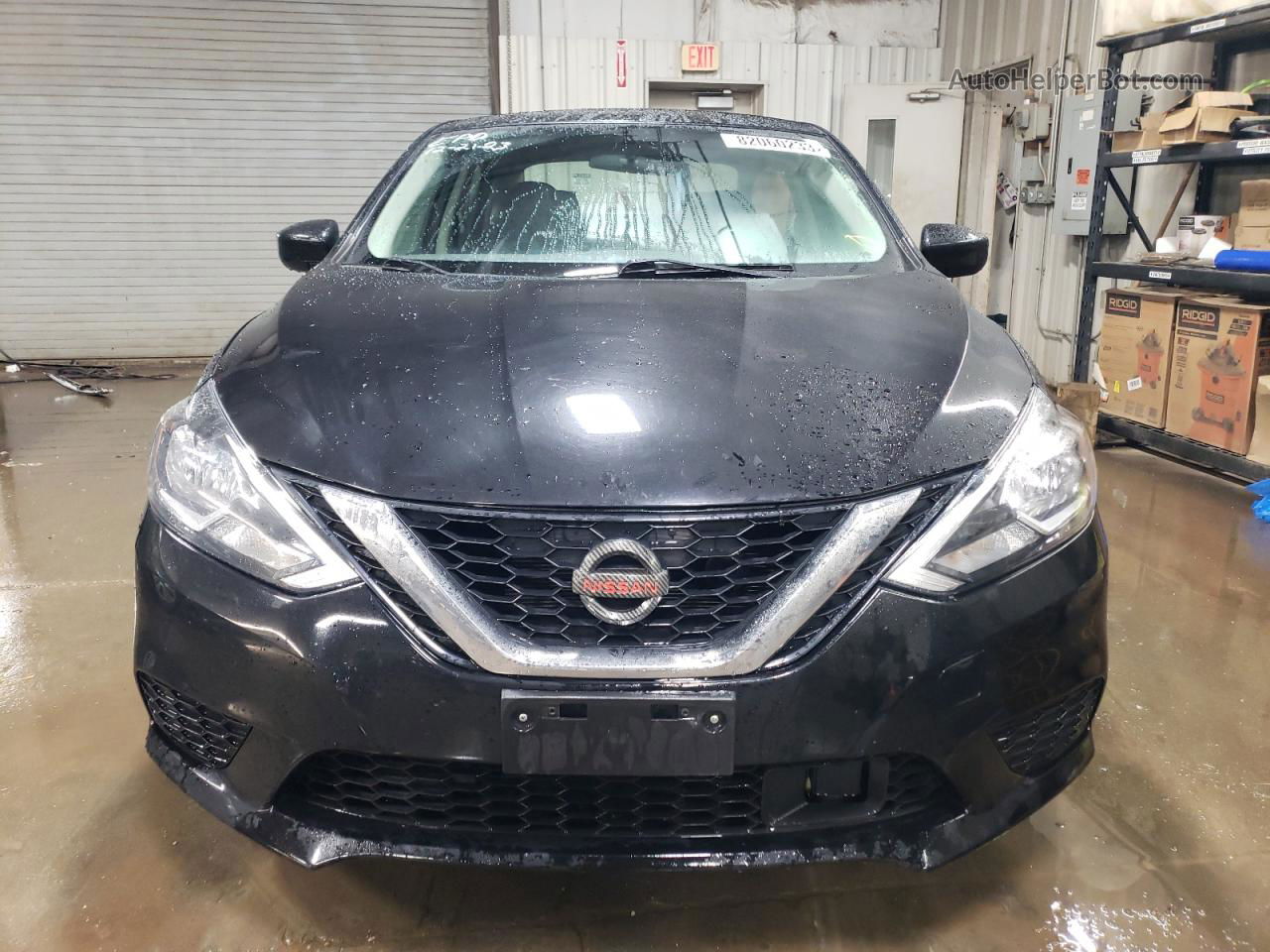 2018 Nissan Sentra S Black vin: 3N1AB7AP6JY219655