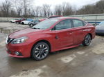 2018 Nissan Sentra S Red vin: 3N1AB7AP6JY221678