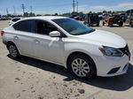 2018 Nissan Sentra S White vin: 3N1AB7AP6JY224452