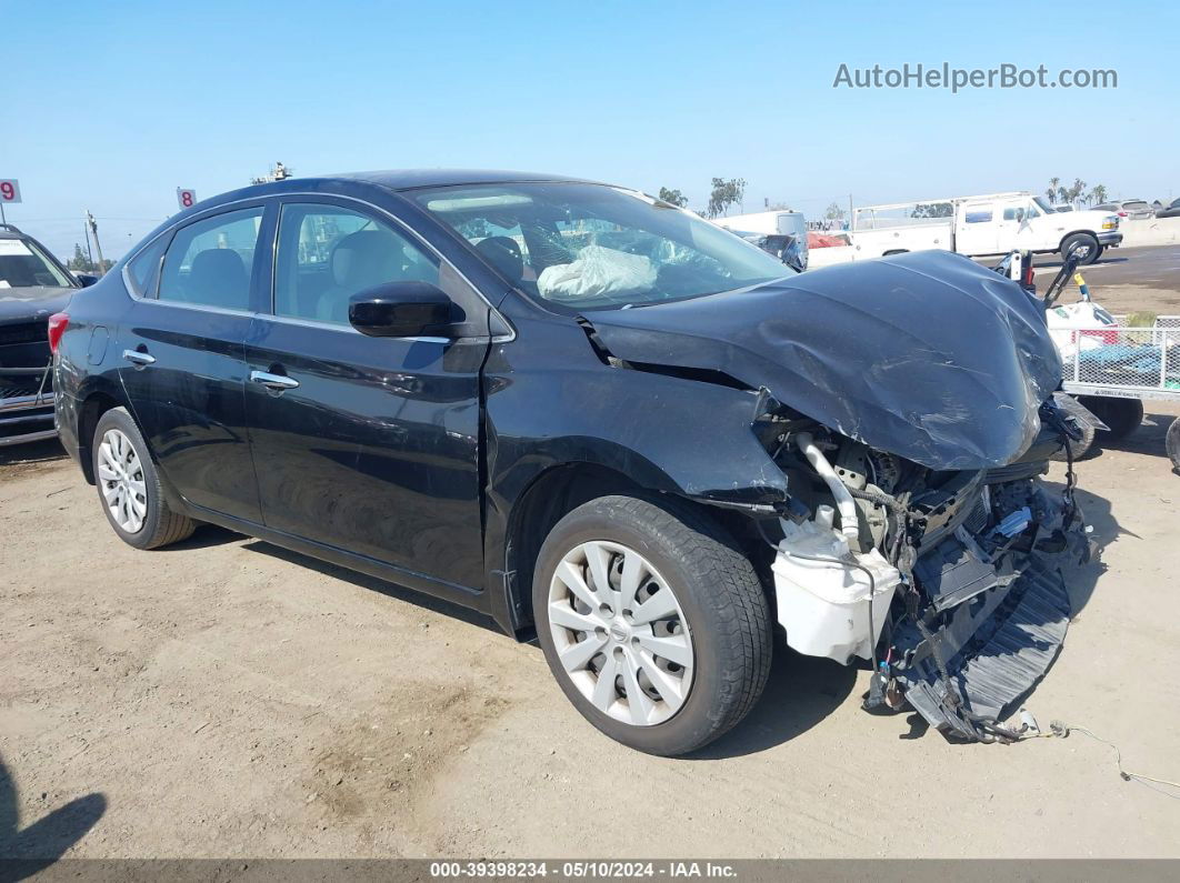 2018 Nissan Sentra S Black vin: 3N1AB7AP6JY226007