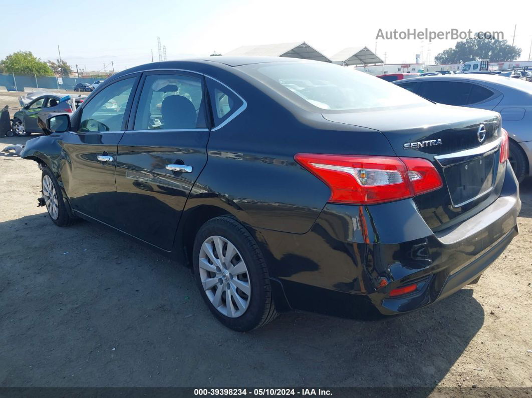 2018 Nissan Sentra S Black vin: 3N1AB7AP6JY226007