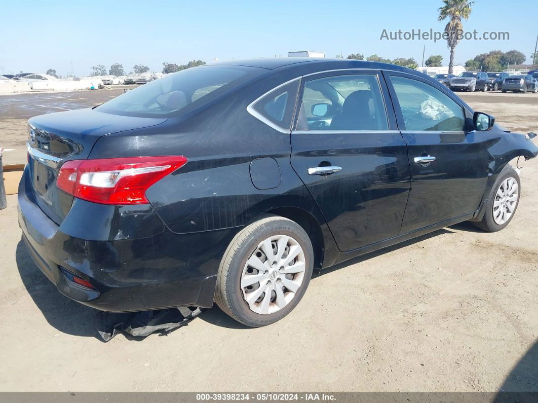 2018 Nissan Sentra S Black vin: 3N1AB7AP6JY226007