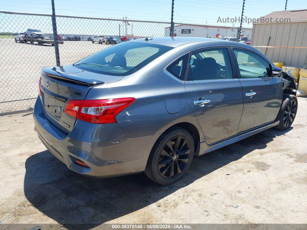 2018 Nissan Sentra Sr Gray vin: 3N1AB7AP6JY232843