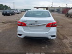 2018 Nissan Sentra Sv White vin: 3N1AB7AP6JY251280