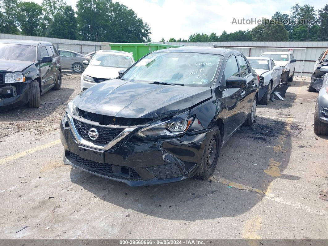 2018 Nissan Sentra S Черный vin: 3N1AB7AP6JY272999