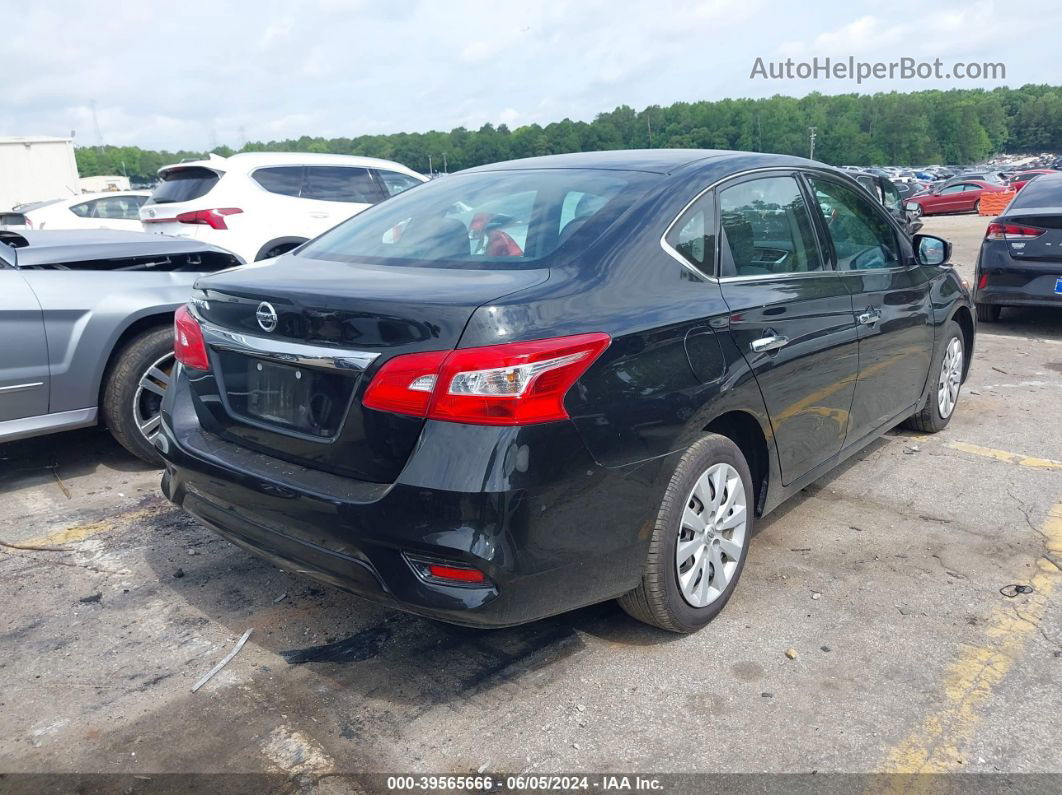 2018 Nissan Sentra S Черный vin: 3N1AB7AP6JY272999