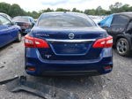 2018 Nissan Sentra S Blue vin: 3N1AB7AP6JY275045