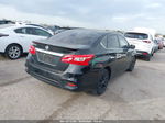 2018 Nissan Sentra S Black vin: 3N1AB7AP6JY275644