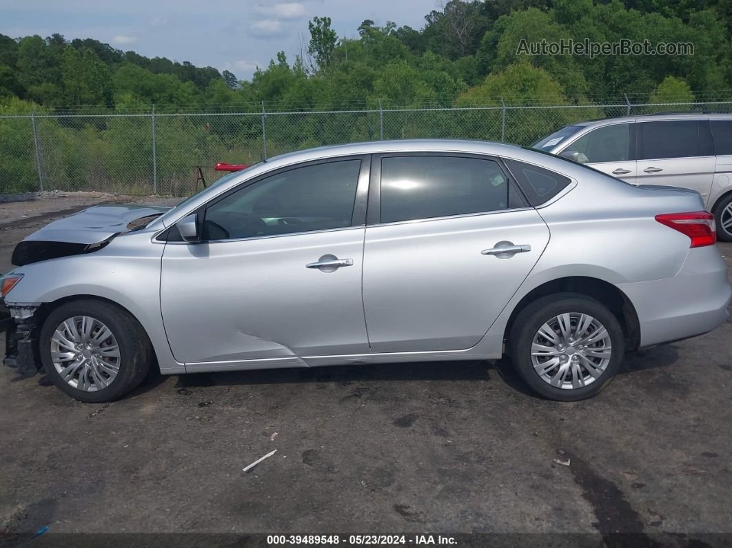 2018 Nissan Sentra S Silver vin: 3N1AB7AP6JY282268