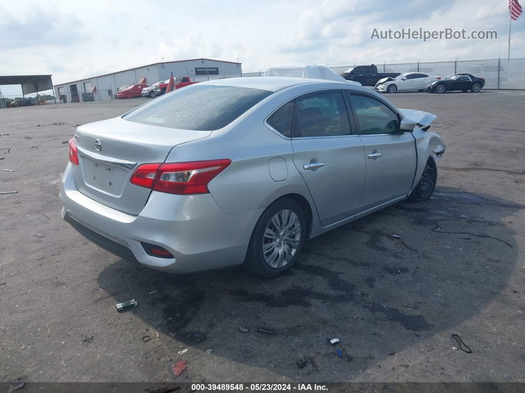 2018 Nissan Sentra S Silver vin: 3N1AB7AP6JY282268