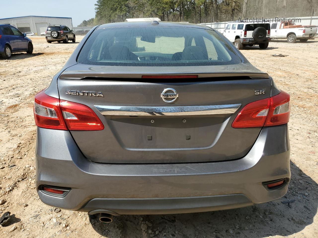 2018 Nissan Sentra S Gray vin: 3N1AB7AP6JY288152