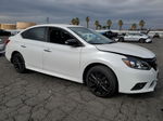 2018 Nissan Sentra S Белый vin: 3N1AB7AP6JY316922