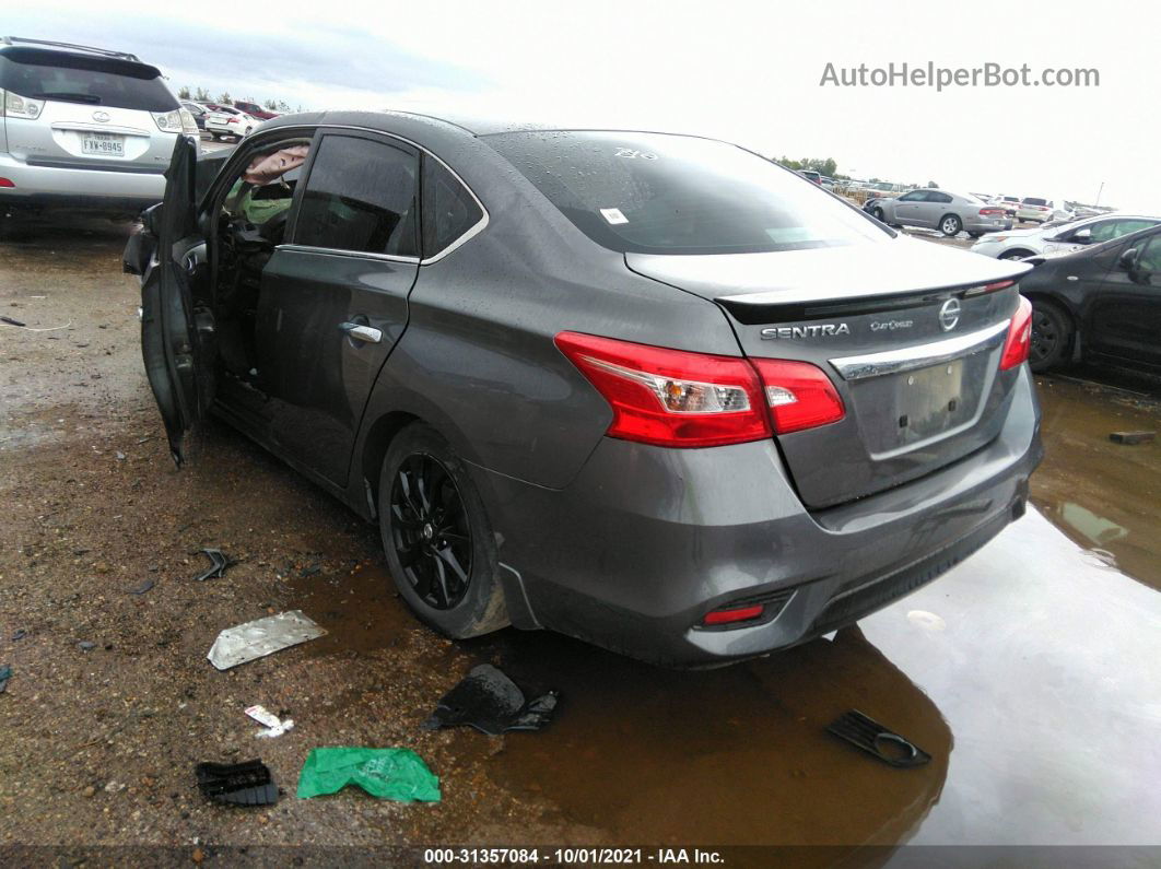 2018 Nissan Sentra S Серый vin: 3N1AB7AP6JY318170