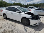 2018 Nissan Sentra S White vin: 3N1AB7AP6JY322770