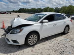 2018 Nissan Sentra S White vin: 3N1AB7AP6JY322770