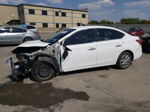 2018 Nissan Sentra S White vin: 3N1AB7AP6JY324518