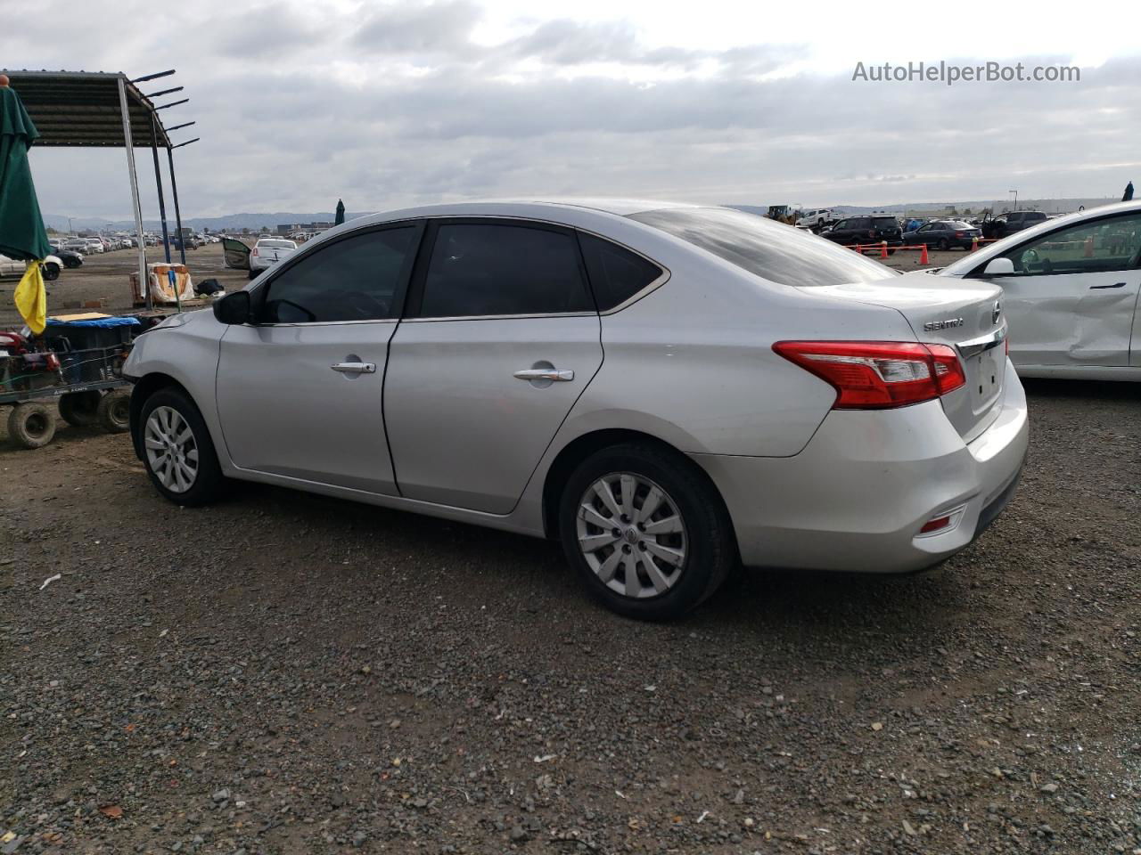 2018 Nissan Sentra S Silver vin: 3N1AB7AP6JY325930